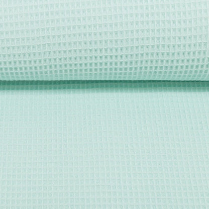 Waffle fabric - mint 230 g/m²