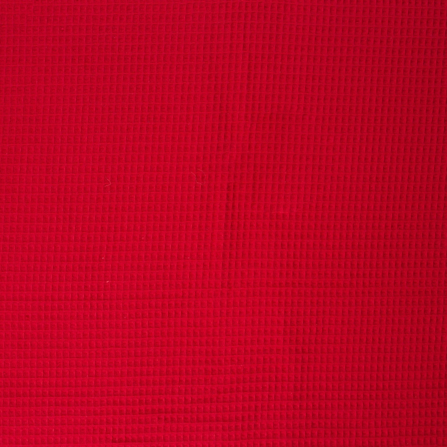 Red waffle fabric 230 g/m²