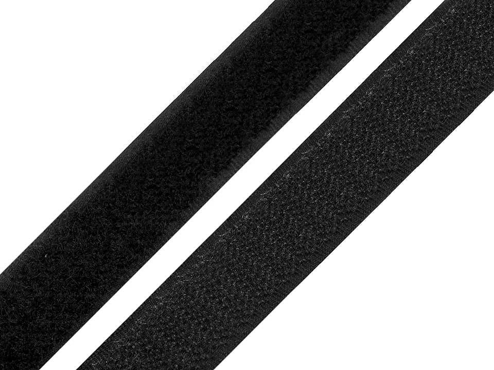 Ruban Velcro 2 cm noir